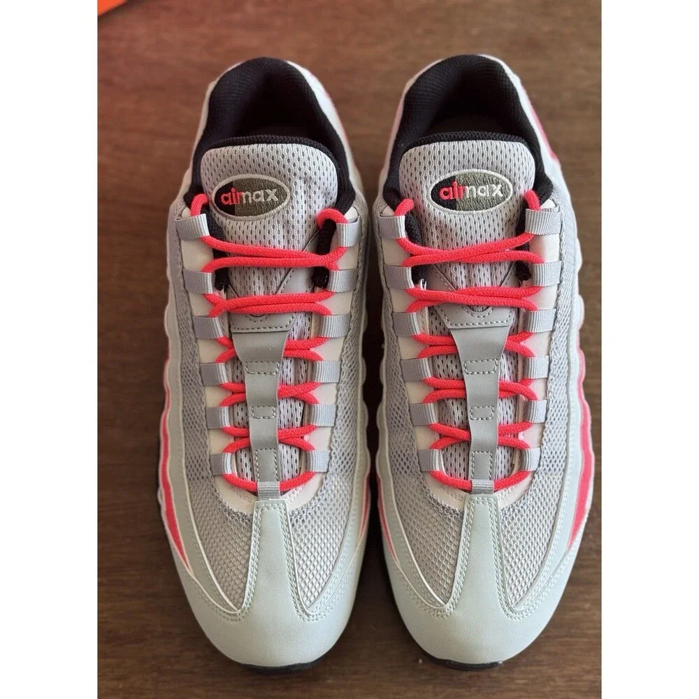 Men’s Size 11 Nike Air Max 95 G Golf Light Silver Bright Crimson HV4696-003 NIB